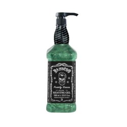 Gel rasage transparent pour homme vert nacré 1L  - BANDIDO -
