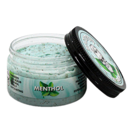 Gommage visage exfoliant à base de menthol pour homme 300ml