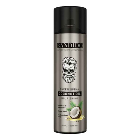 Laque coiffante à base d'huile de coco pour homme 500ml -BANDIDO-