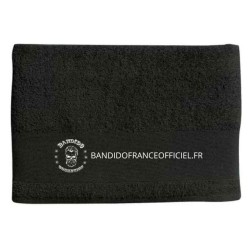 Serviette Visage homme noire BANDIDO